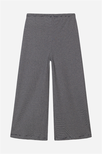 Mads Nørgaard 2x2 Cotton Stripe Verona Pants - Parisian Night / Vanilla Ice